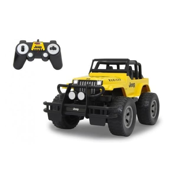 Radiostyrd bil - JAMARA - Jeep Wrangler RC - Gul - Exteriör - 2-delad