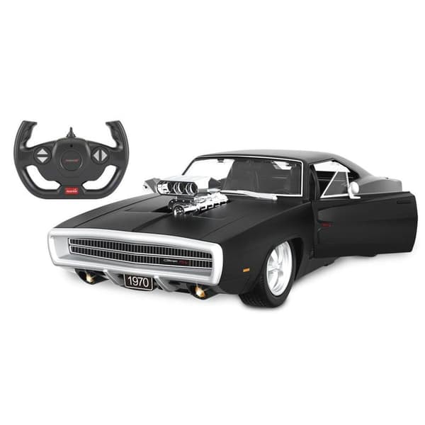 Dodge Charger R/T 1970 2,4GHz 1:16 Bil - Svart - JAMARA