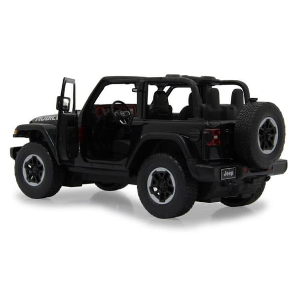 Radiostyrd bil - Rastar - Jeep Wrangler JL - 1:14 - Svart - För pojkar från 6 år
