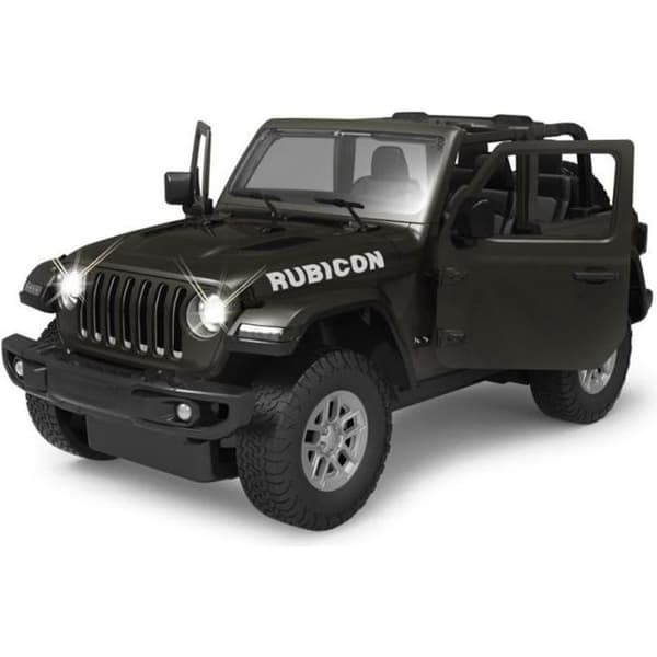 Radiostyrd bil - Rastar - Jeep Wrangler JL - 1:14 - Svart - För pojkar från 6 år