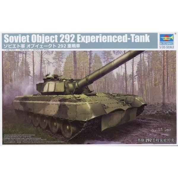 TRUMPETER - Modell av Sovjetiskt Allt 292 Erfaren-tank Trumpeter 09583 1/35 Modell av Tank Promo - Ref : 10797