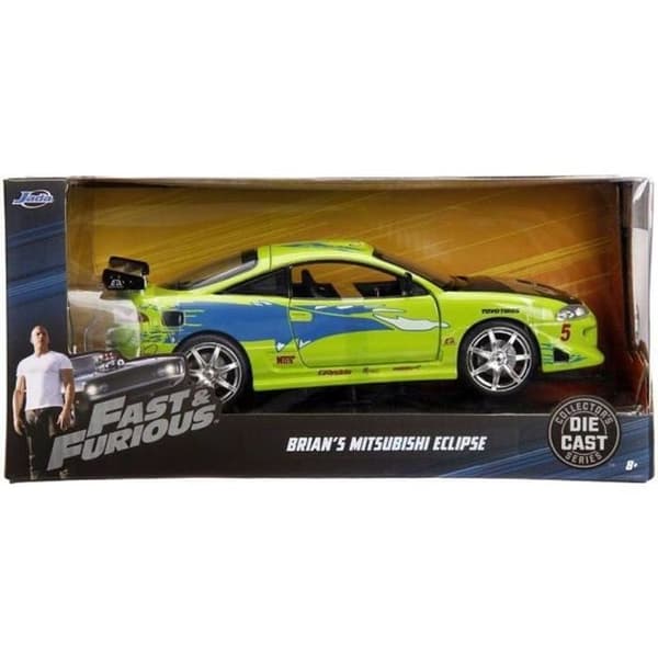FAST & FURIOUS - BRIANS MITSUBISHI ECLIPSE 1995 1:24