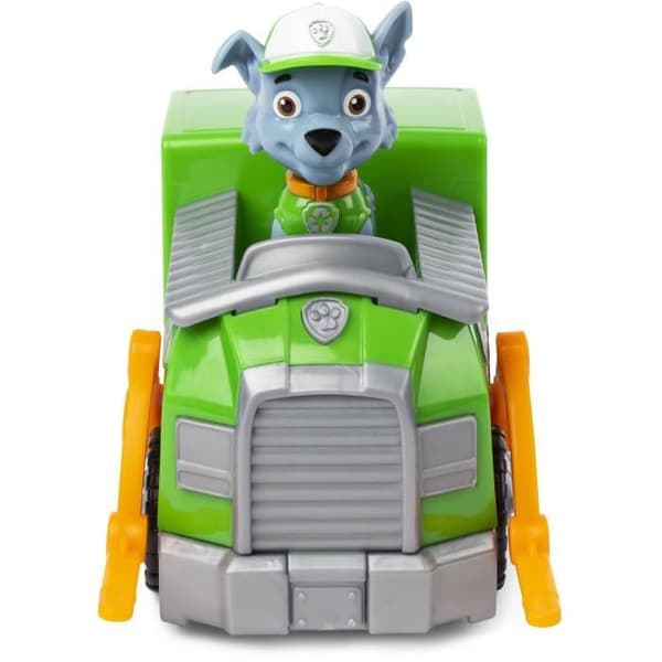 PAW PATROL - 15 cm fordon med Rocky statyett - Minifordon för barn