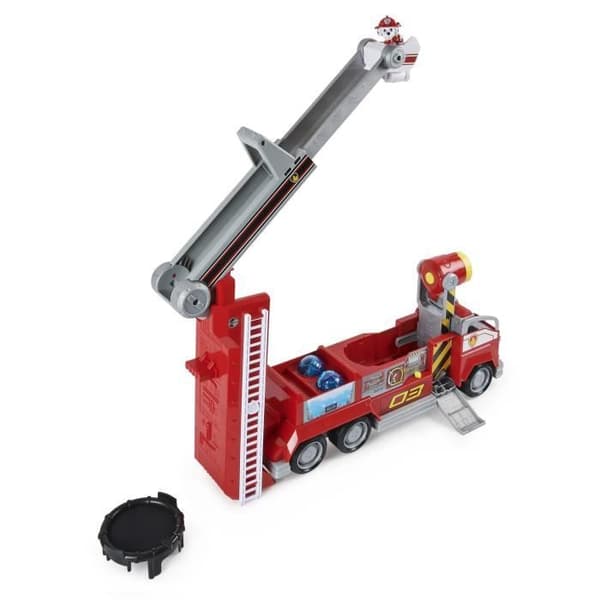 Marcus transformerbar brandbil - Paw Patrol The Movie - Ljud och ljuseffekter