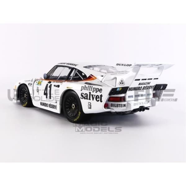 Samlarbil - SOLIDO - Porsche 935 K3 - Le Mans 1979 - Vit - 1/18