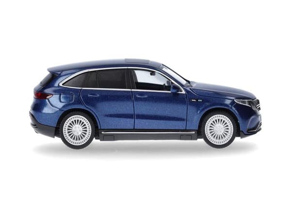 Herpa - 430715-004 - Modellbil Mercedes-EQ EQC, skala 1/87, Tysk modell, samlarartikel, plastfigur