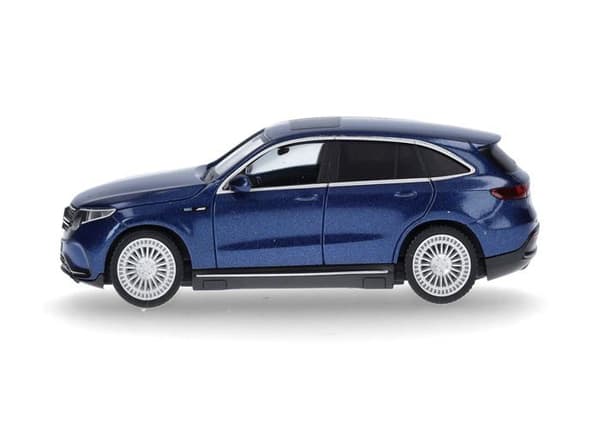 Herpa - 430715-004 - Modellbil Mercedes-EQ EQC, skala 1/87, Tysk modell, samlarartikel, plastfigur