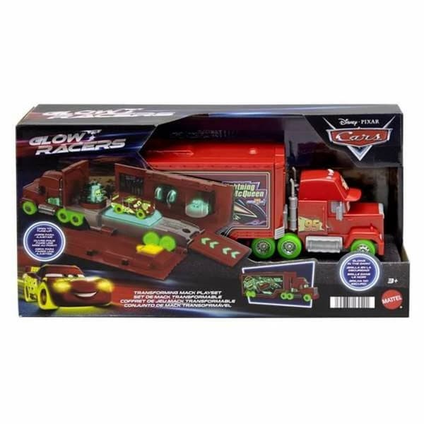 Miniatyrfordon - Mattel - Transformabel Cars Mack-set - Ljusande bilar - 4 år - Blandat