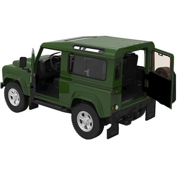 Radiostyrd bil Landrover Defender Rastar - skala 1:14 - grön