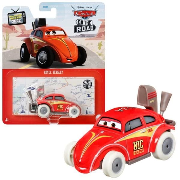 Miniatyrfordon - MATTEL - Royce Revsley - Die Cast 1:55 - Röd - Racing Stil