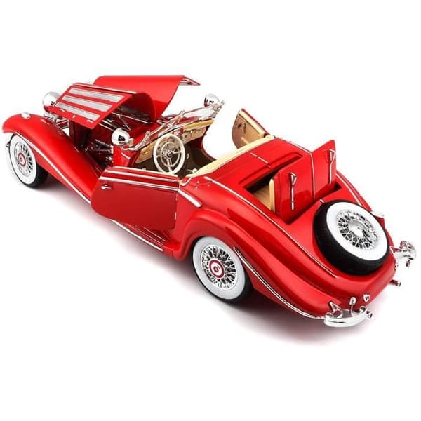 Samlarfordon - MAISTO - Mercedes Benz 500K Spezialroadster - Röd - 14 år och äldre