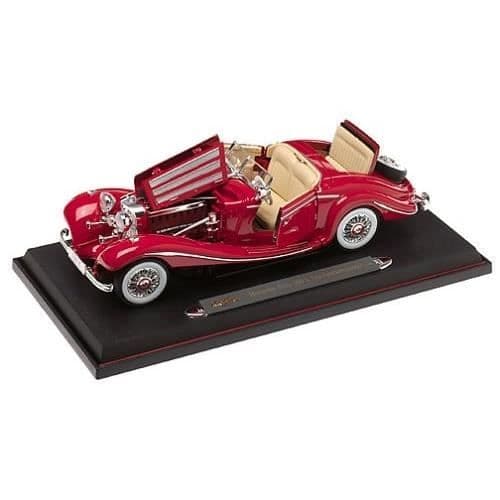 Samlarfordon - MAISTO - Mercedes Benz 500K Spezialroadster - Röd - 14 år och äldre