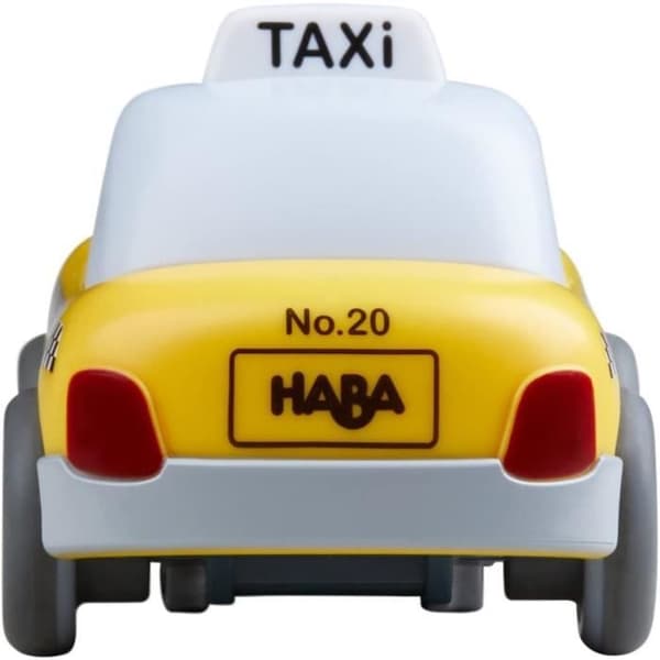 HABA Kullerbü marmorbana - Gul Taxi för 3-åriga barn - Inomhusleksak