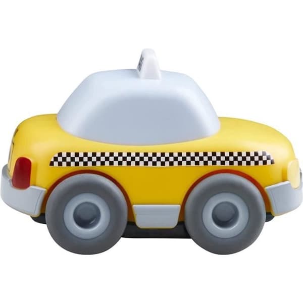 HABA Kullerbü marmorbana - Gul Taxi för 3-åriga barn - Inomhusleksak