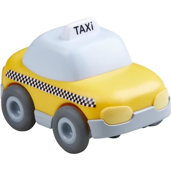 HABA Kullerbü marmorbana - Gul Taxi för 3-åriga barn - Inomhusleksak