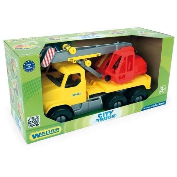 WADER - City Truck 32604 - Teleskopisk kran och höjbar krok