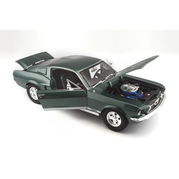 Miniatyr metallfordon - MAISTO - Ford Mustang GTA Fastback 1967 - Grön - För barn från 6 år och uppåt