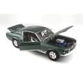 Miniatyrbild 3 av 4: Miniatyr metallfordon - MAISTO - Ford Mustang GTA Fastback 1967 - Grön - För barn från 6 år och uppåt