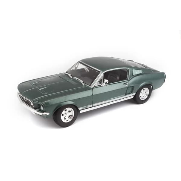 Miniatyr metallfordon - MAISTO - Ford Mustang GTA Fastback 1967 - Grön - För barn från 6 år och uppåt