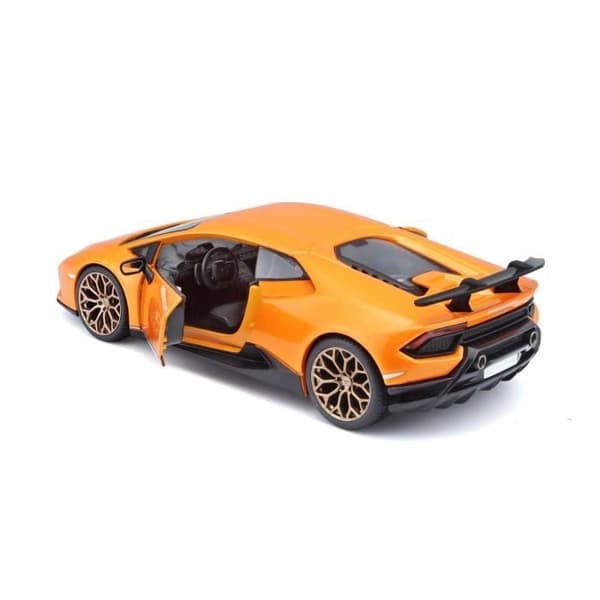 Miniatyrfordon - BBURAGO - 1/24 LAMBORGHINI Huracan Peformante - Orange - Interiör - 3 år och uppåt