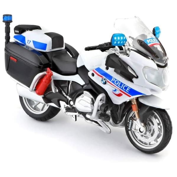 1/18 motorcykelmodell - MAISTO - Interventionsmotorcykel - Barn 3 år pojke - Interiör - Unik Unik färg