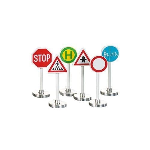 SIKU trafikskylt set - Vägskyltar - 6 delar - Metall/Plast - Flerfärgade