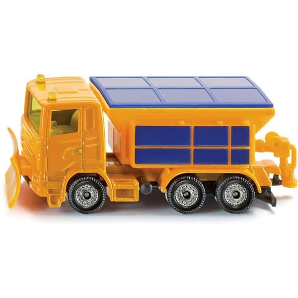 Snöröjningsbil - Siku - Snöplog - Orange - Interiör - Blandat - 3 år och uppåt