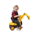 Miniatyrbild 2 av 6: Miniatyrfordon - SMOBY - BIG MAXI Grävmaskin - Ledad arm - Tysta hjul - Gul