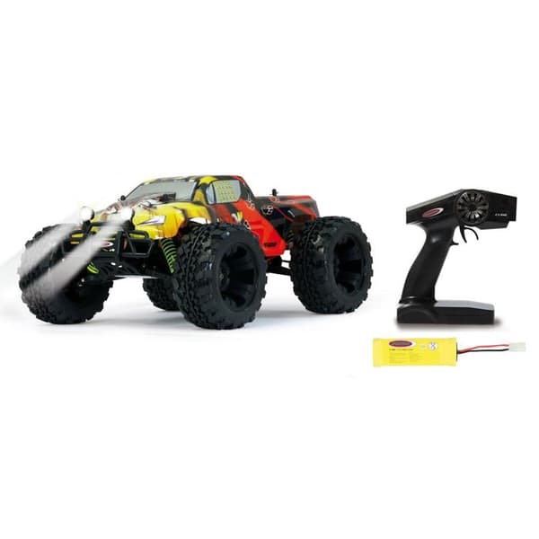 Tiger Ni kontrollerbar monstertruck 1:10 - Jamara - Röd/Gul