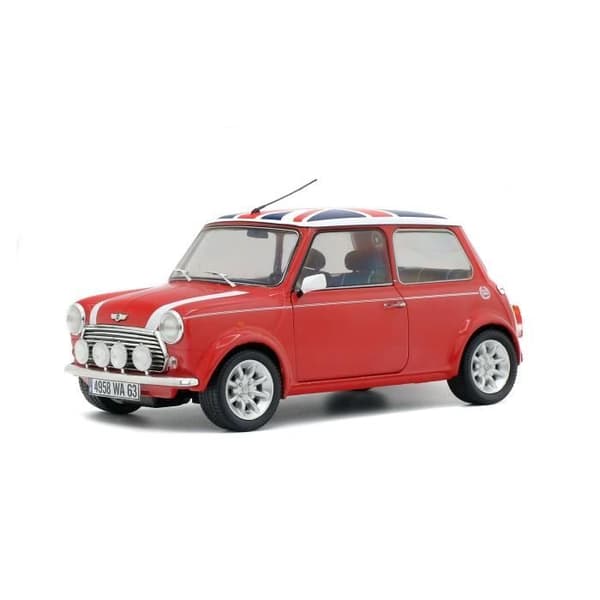 SOLIDO Samlarbil miniatyrbil 1/18:e Mini Cooper Sport 1997 - Röd