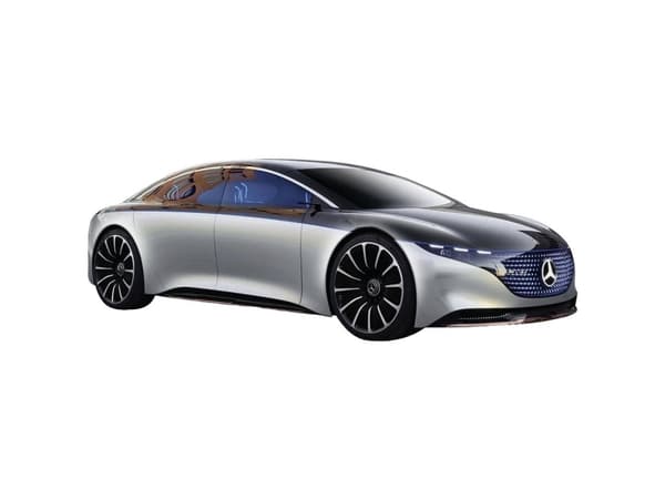 Maisto Komposittmodell Mercedes-Benz EQS 2022 blå 1/27