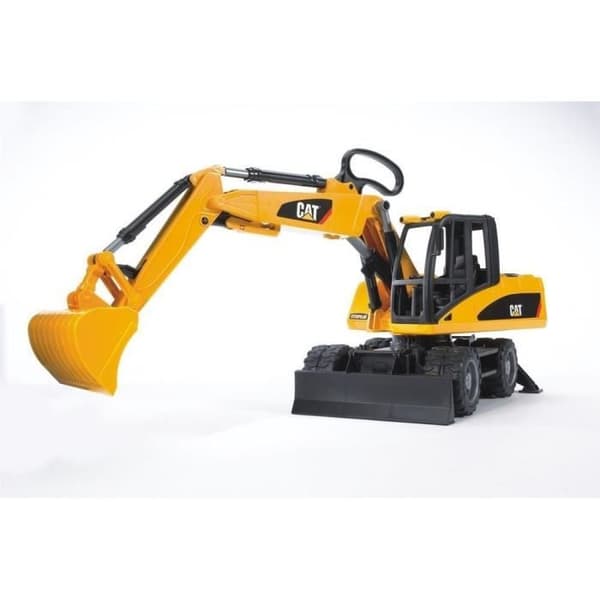 CATERPILLAR grävmaskin på hjul - BRUDER - 2445 - Skala 1:16 - 44 cm - Gul och Svart