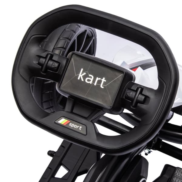 Sähköinen Go-Kart lapsille, 100x58x58.5 cm, Valkoinen