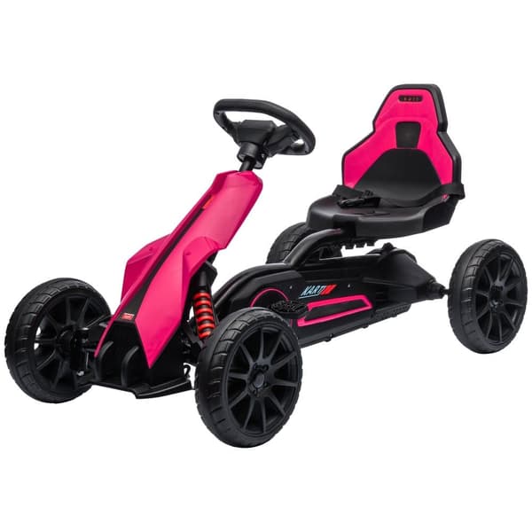 Pedal Go-Kart, Gokart, 100x58x58.5 cm, Pink