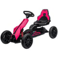 Miniatyrbillede 1 af 9: Pedal Go-Kart, Gokart, 100x58x58.5 cm, Pink