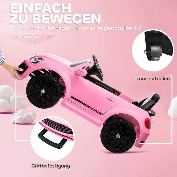 Børns Elektriske Bil, 97x56.5x46 cm, Pink
