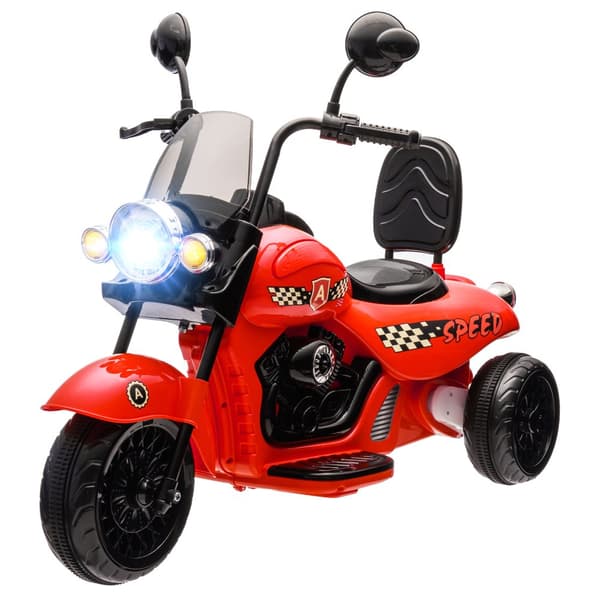 Børns Elektriske Motorcykel, 110x48x56 cm, Rød