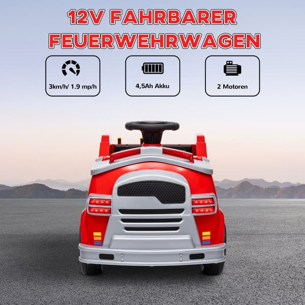 Lasten sähköauto, 86P x 49L x 52K cm, punainen