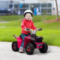 Miniatyrbillede 2 af 9: Elektrisk Børne Quad, 70x41.5x48.5 cm, Pink