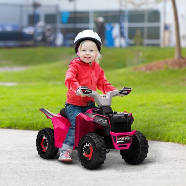 Elektrisk Børne Quad, 70x41.5x48.5 cm, Pink
