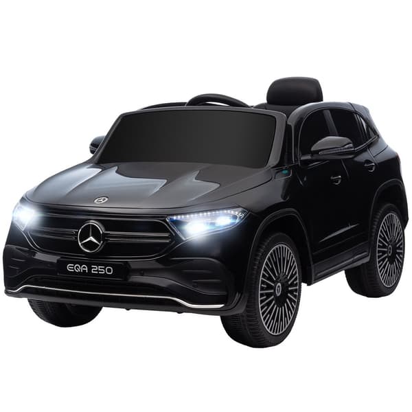 Lasten sähköajoneuvo, Mercedes-Benz EQA, 111,5 cm x 69 cm x 52,5 cm, Musta