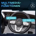 Pikkukuva 6 / 9: Lasten sähköauto, Mercedes-Benz EQA, 111,5 cm x 69 cm x 52,5 cm, valkoinen