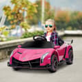 Miniatyrbillede 2 af 9: Børns Bil, Lamborghini, 111L x 61B x 45H cm, Pink