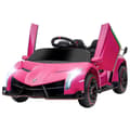 Miniatyrbillede 1 af 9: Børns Bil, Lamborghini, 111L x 61B x 45H cm, Pink