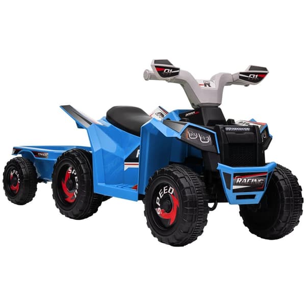 Elektrisk Fyrhjuling för Barn, Kinderquad, 106x41.5x48.5 cm, Blå