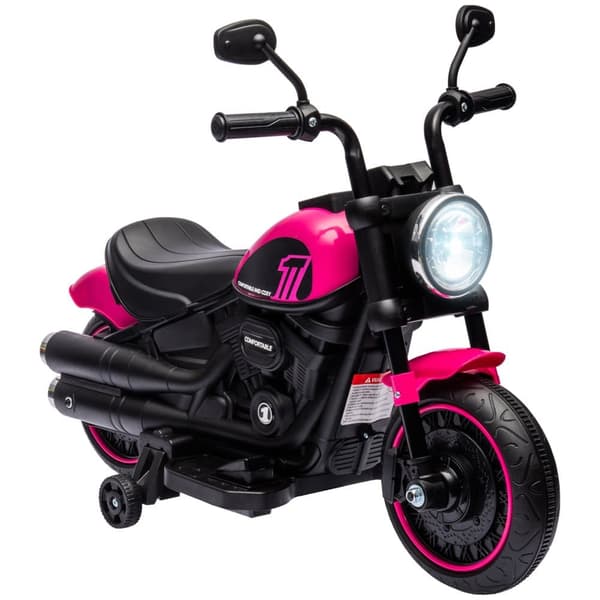 Børns Elektriske Motorcykel, 76x42x57 cm, Pink
