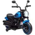 Miniatyrbillede 1 af 9: Børns Motorcykel, 76x42x57 cm, Blå og Sort