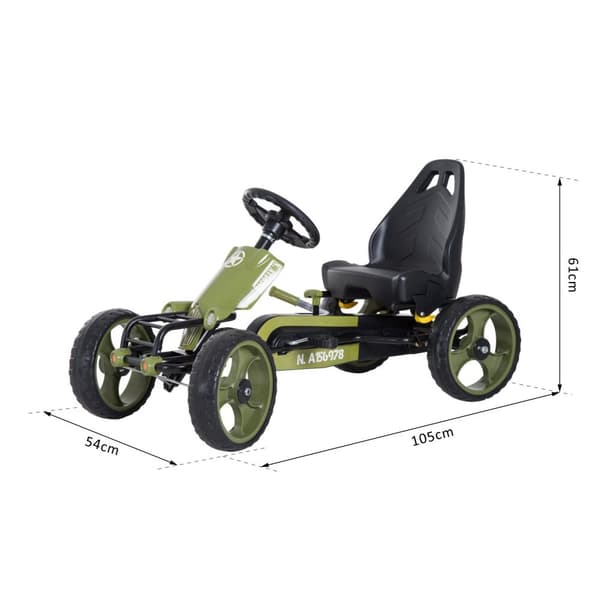 Go Kart, 105x54x61 cm, Grøn