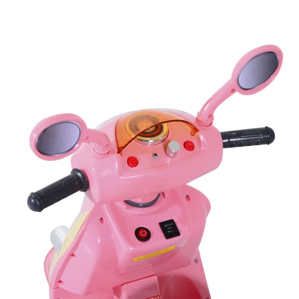 Elektrisk Børnemotorcykel, 108x51x75 cm, Pink+Gul