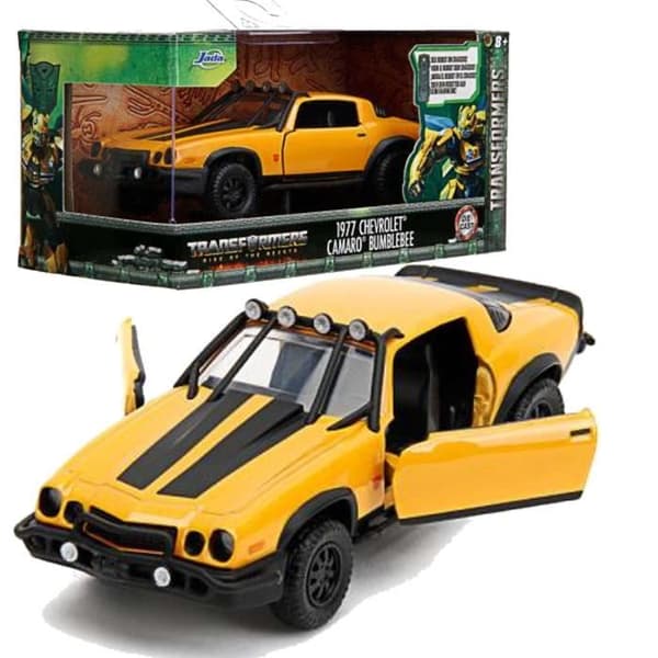 Transformers Toy Bumblebee Chevrolet Camaro 1977 Yellow Jada Toys